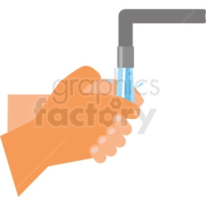 washing hands vector clipart