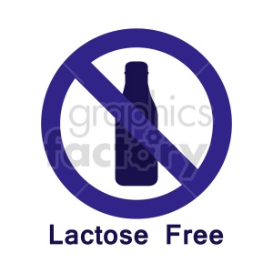 milk lactose free vector graphic
