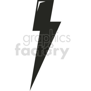 lightning black and white clipart