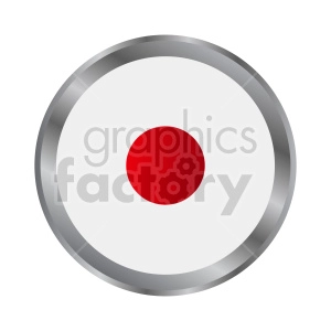 Japan flag vector clipart icon 04