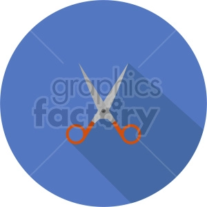 isometric scissor vector icon clipart 1