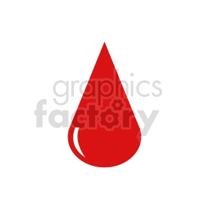blood drop icon vector clipart