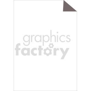 blank paper vector clipart