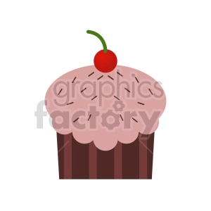 cup cake vector clipart 3