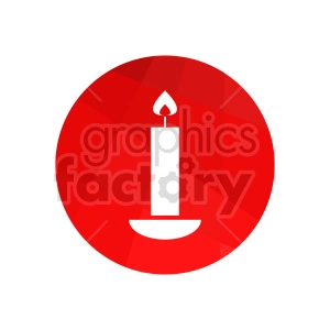 candle vector graphic