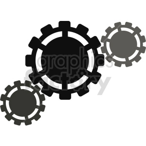 gears vector design