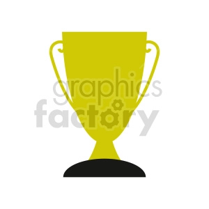 trophy vector clipart