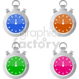 stopwatch vector graphic bundle