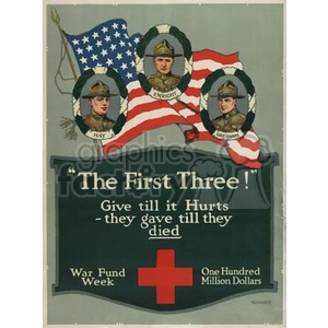 The First Three! - Vintage War Fund Week Poster