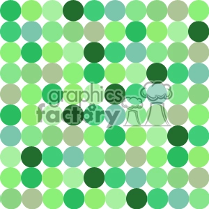 Green-themed dotted pattern clipart image with uniform circular shapes in various shades of green.
