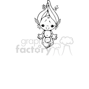 troll clipart black and white