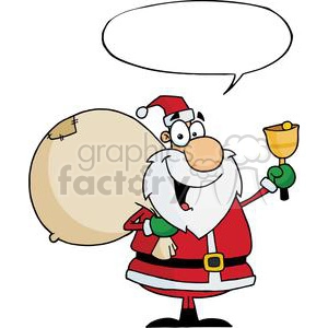 Santa-Claus-With-Speech-Bubble-Waving-A-Bell