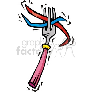 Democrats and Republicans on a fork