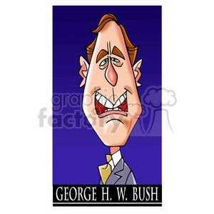 george h w bush color