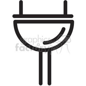electrical plug vector icon