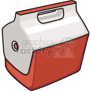 red closed cooler