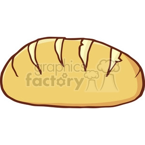 illustration hand drawn cartoon loaf bread poster design with text vector illustration background