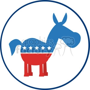 Democratic Donkey Symbol - Political Party