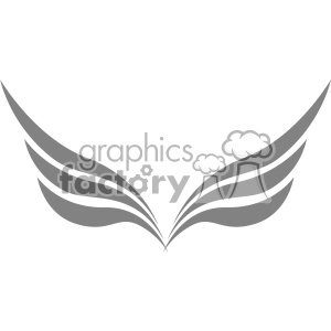 aviation wings symbol vector logo template v5