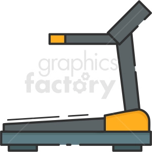 treadmill vector icon art