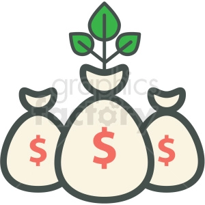 money tree vector icon