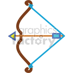 bow and arrow vector icons