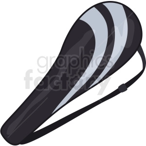 tennis racket case vector clipart