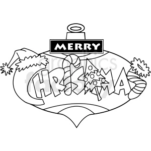 merry christmas cartoon vector clipart