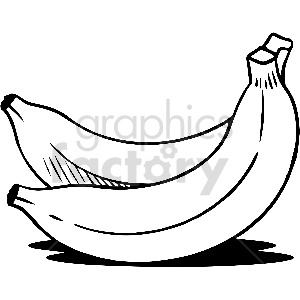 black and white banana clip art