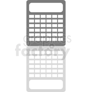 large calculator vector clipart