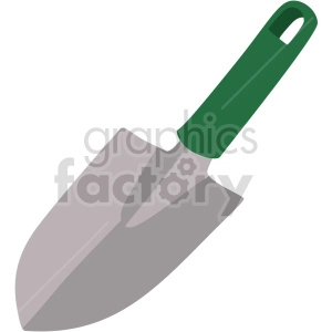 mini garden shovel vector clipart