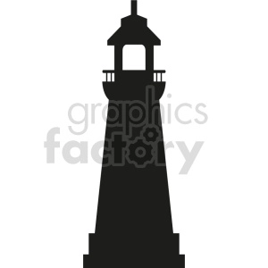 lighthouse outline vector graphic