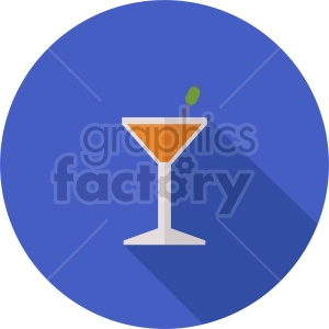 isometric cocktail vector icon clipart 6