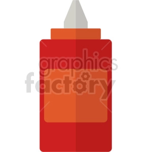 ketchup vector icon clipart