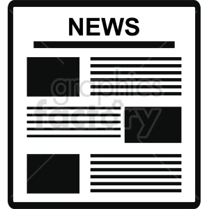 isometric newspaper vector icon clipart 4