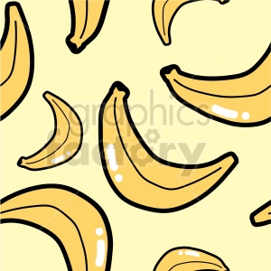 seamless banana background graphic