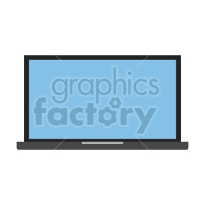 computer laptop vector clipart